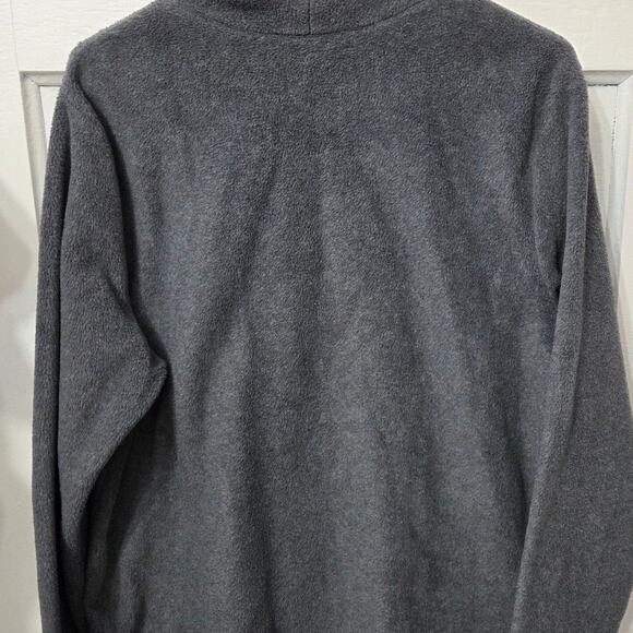 Croft & Barrow Woman's Grey Fleece Long Sleeve Sweater with Birds Design size XL - Picture 2 of 7